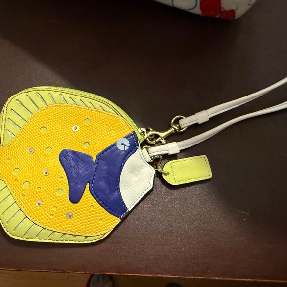 Coach Limited Edition Resort Collection Fishy Wristlet - Picture 1 of 4